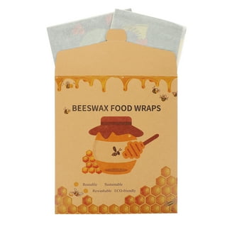 Buy SUPERBEE Beeswax Wrap for Food, Set of 3 Bees Wax Wraps, Reusable Bees  Wrap Paper for Wrapping Vegetables, Cheese Paper, Covers and Sandwich  Wrapping Paper, Beeswax Food Wraps Size S /