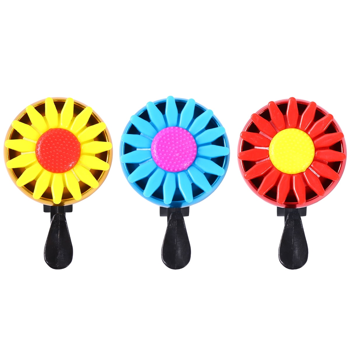 3Pcs Bike Bell Sunflower Ring Cycling Alarm Warning Bell Cycling