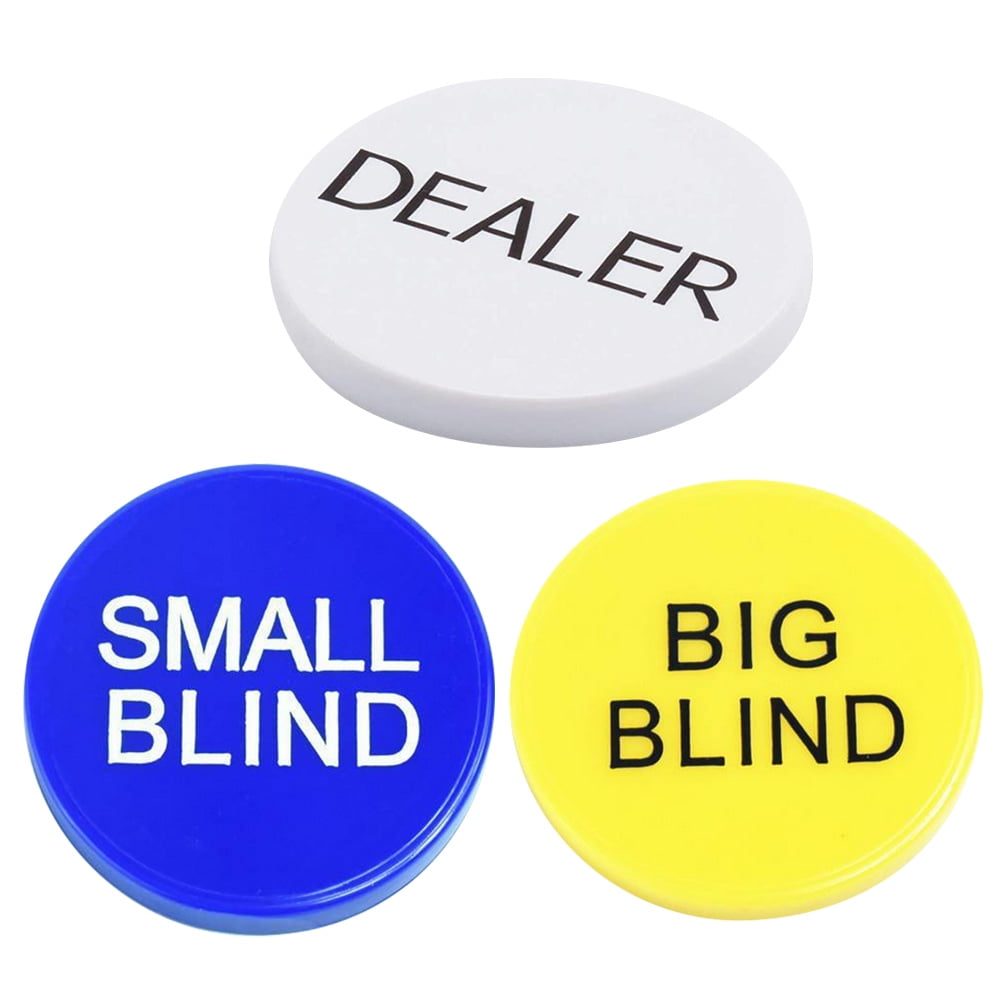 3Pcs Bingo Chips Bingo Game Counting Chips Poker Tokens Game Accessory