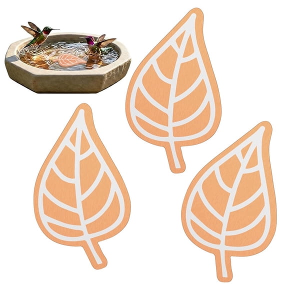 3Pcs Bird Bath Purification Disk 99.99% Pure Copper Outside Birdbath Cleaner Disks 0.6mm Self-Cleaning Design Keeps Water Fresh for Outdoor Birdbaths,Bowl,Bird Bath Solar,All-Season Use