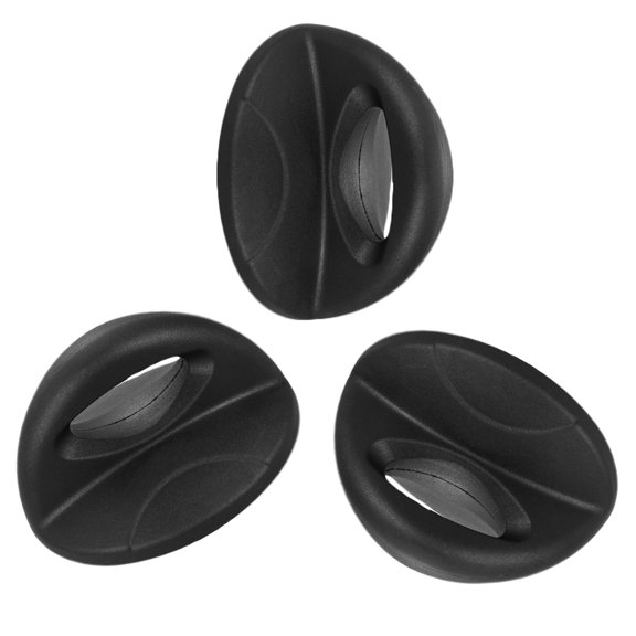 Milisten 3Pcs Universal Black Bakelite Pot Lid Handles Heat Resistant Non Slip Grip