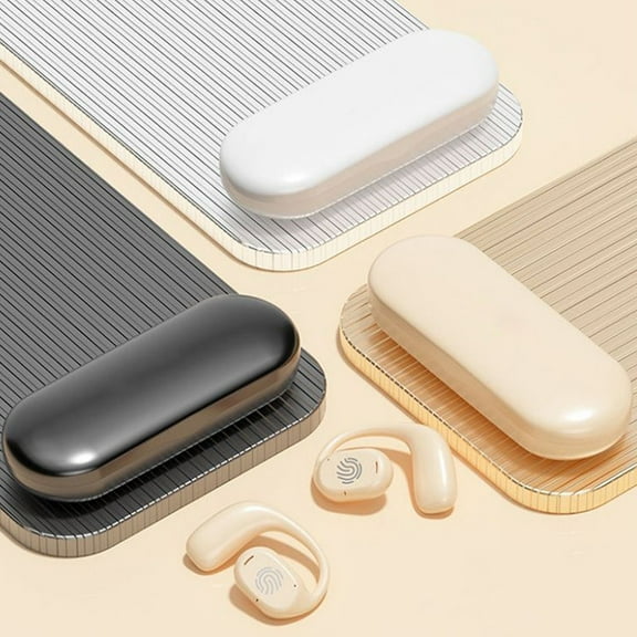 3Pcs Bluetooth Earbuds Under $5! Yannianjz Ear Mounted Bluetooth Earphones Open Ear Wireless Sports Headphones, Sweatproof Ear Hooks for Running Cycling Workout and Fitness