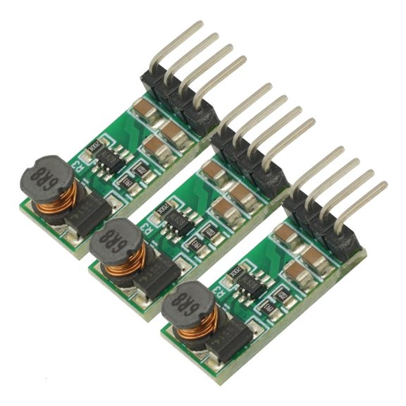 3Pcs Boost Converter Module 3.3V 3.7V 5V 6V 5V to 12V Voltage Power Supply Stepping Up Module Regulator Converter Board