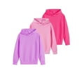 thumbnail image 1 of 3Pcs Boys Girls Casual Soft Brushed Fleece Sweatshirt Hoodies Kids Spring Autumn Hooded Pullover Tops 3-14 Years, 1 of 8