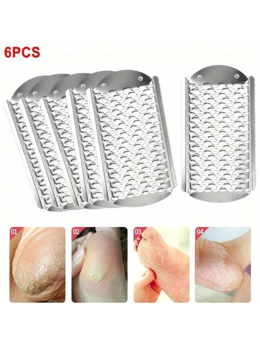 3Pcs Brand New Foot Callus File 6cm 14cm Undamaged Full Size Salon Professional Use Replaceable Blades Bonus Egg Shaped Grinder