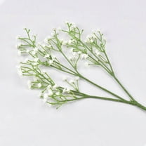 3Pcs/Bunch Artificial Flower,Non-Fading Not wither No Need To Water,Full SkyStar with A Fake Bouquet,Artificial Flower for Wedding Home Decoration Blue New Flowers for Decoration, White