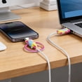 thumbnail image 1 of 3Pcs Cable Protector For Charging Cable, Iuhan Cable Protector, Charging Cable Organizer, 2-in-1 Silicone Phone Charger Cord Case, Break-Proof Data Cable Head Cover, Cord Winder for Android Mobile, 1 of 6