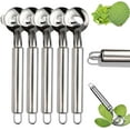 thumbnail image 1 of 3Pcs Cactus Peeler, 2024 New Multifunctional Pelador De Nopales, Stainless Steel Rice Meat Peeling Spoon, Kitchen Tools for Squeezing Meatballs, Easy to Use (5Pcs), 1 of 7