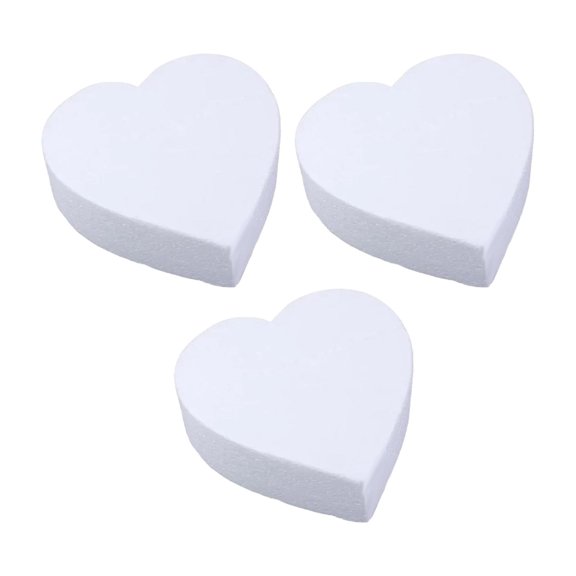 3Pcs Cake Foam Cake Model Reusable Cake Foam Mould for Wedding Display 6 inch