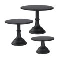 thumbnail image 1 of 3Pcs Cake Stand, Stand , Tall Stands,Black, 1 of 6