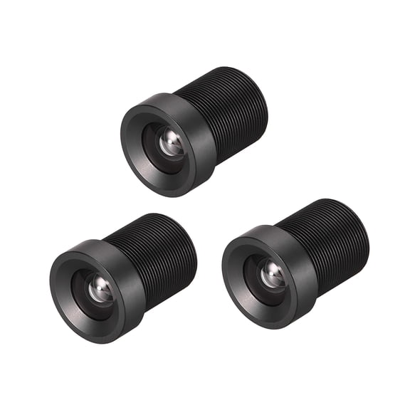 3Pcs Camera Lens 6mm Focal Length 720P F2.0 1/3 Inch Wide Angle for CCD Camera