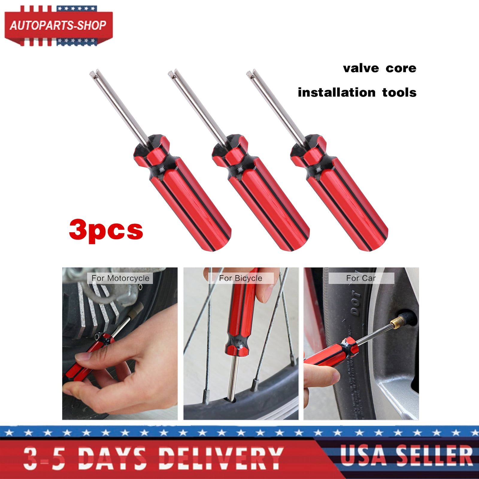Screwdriver Bike Valve Removal Tool Presta Valve Core Removal Tool