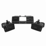 3Pcs Car Dashboard Air Condition Outlet Kits For Mitsubishi Pajero Montero V31 V32 V33 1998-2016 Central Air Vent Grill