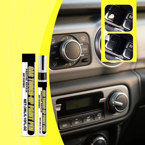3Pcs Car Paint Repair Pen under $5! CQCYD 3ml Car Touch Up Paint Pen, Automotive Scratch Repair Pen, Exact Color Match Paint Pen, Quick Fix Scratch Remover, DIY Car Paint Restoration Pen