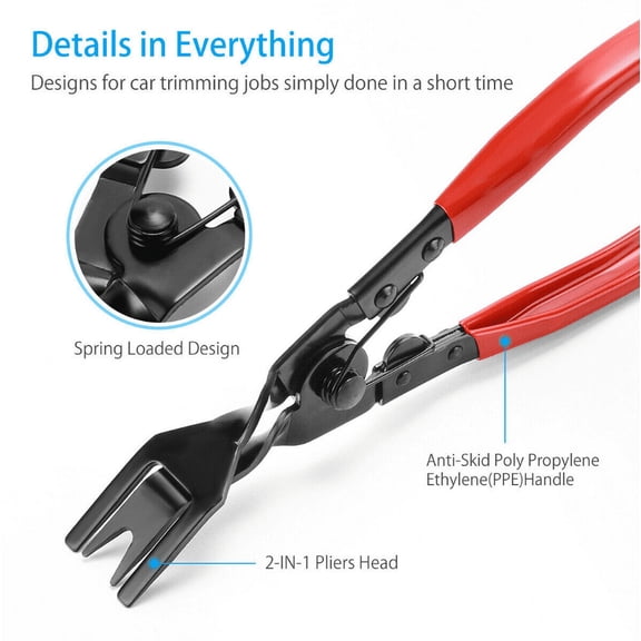 3Pcs Car Tire Remover Removal Tool, Door Panel Fastener Pin Pliers Puller
