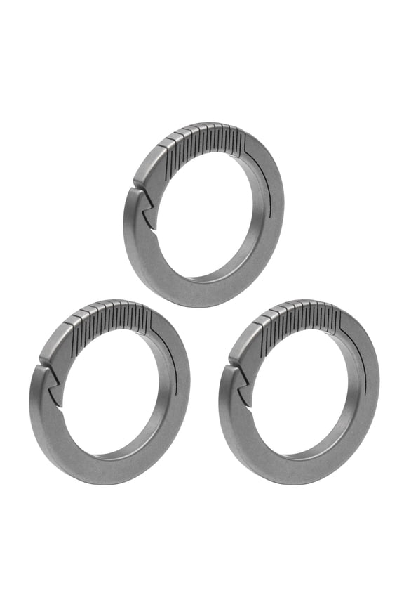 3Pcs Carabiner Keychains Clip AntiLost Quick Releases Key Rings Small Carabiner Clip for Women and Man