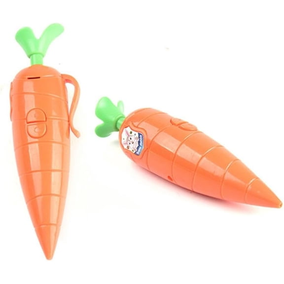 3Pcs Carrot Recorder Toy Pen Voice Playback 2-in-1 Ballpoint Writing Tool for Teens Learning & Gifting