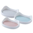 thumbnail image 1 of 3Pcs Cat Shape Soap Box Creative Hanging Soap Holder Wall-Mounted Soap Dish, 1 of 7