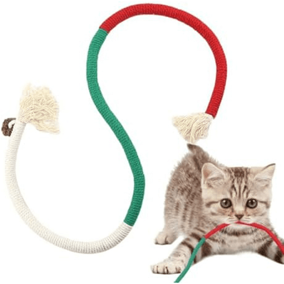 3Pcs Cat Wand Toy,Cat Teething Toys with Catnip Scent Interactive Teaser Wand, for Exercise and Fun