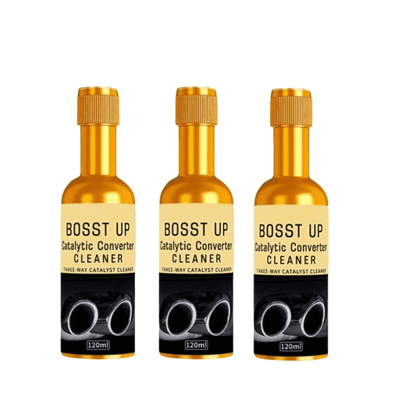 3Pcs Catalytic Converter Cleaner - 120ml Engine Exhaust System Cleaner for Carbon Removal & Performance Restoration