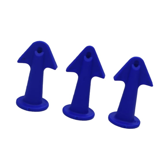 3Pcs Caulking Nozzle Triangle Silicone Nozzles Replacement for Grout Sealing Waterproof Project Home Renovation
