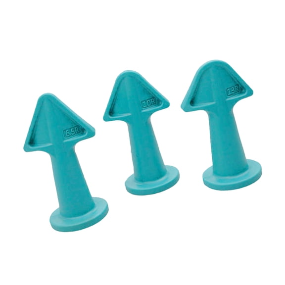 3Pcs Caulking Nozzle Triangle Silicone Nozzles Replacement for Grout Sealing Waterproof Project Home Renovation