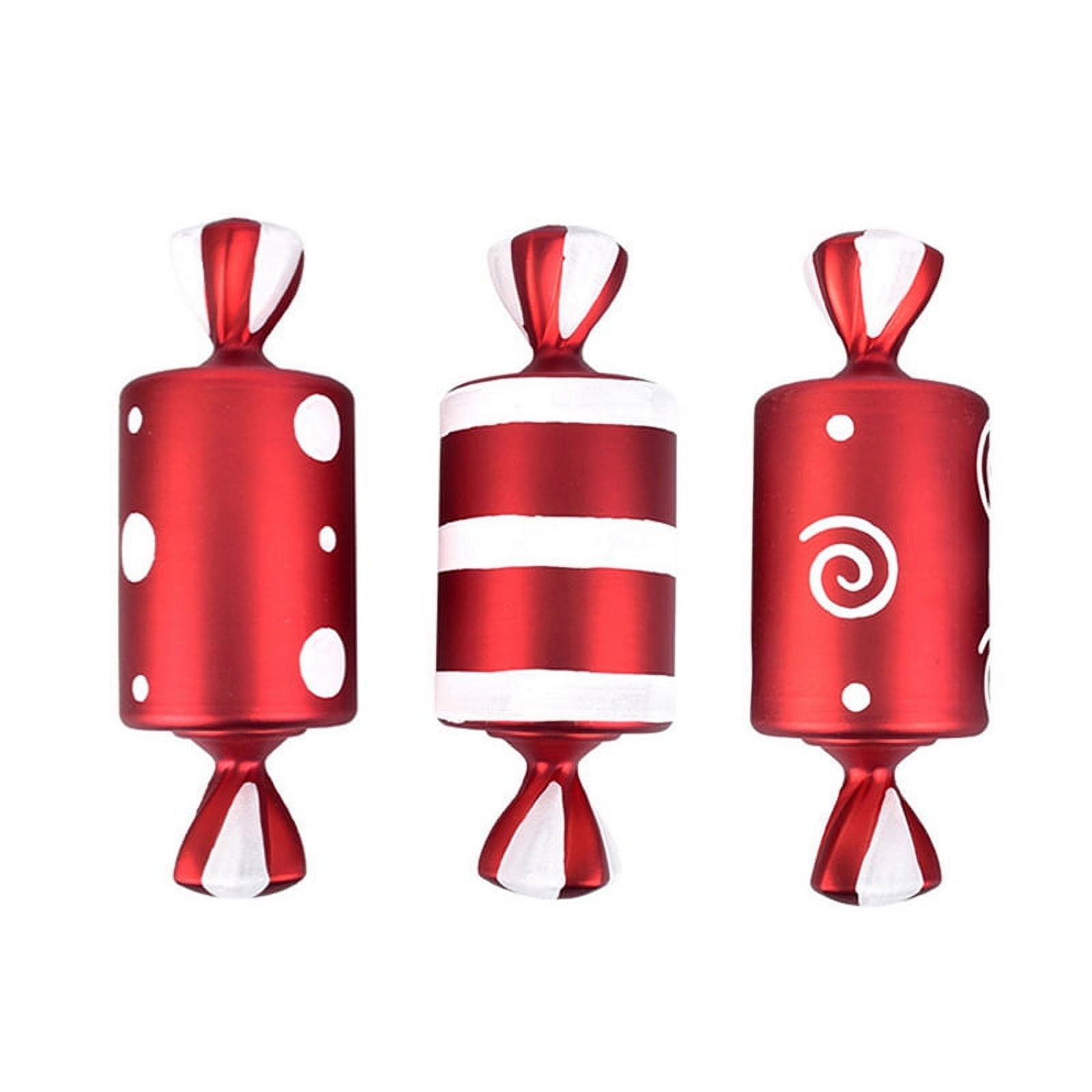 3Pcs Christmas Decorate Big Candy Cane DIY Christmas Trees Pendant Home