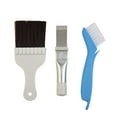 3Pcs Cleaning Brush Air Conditioner Condenser Radiator Fin Straighten