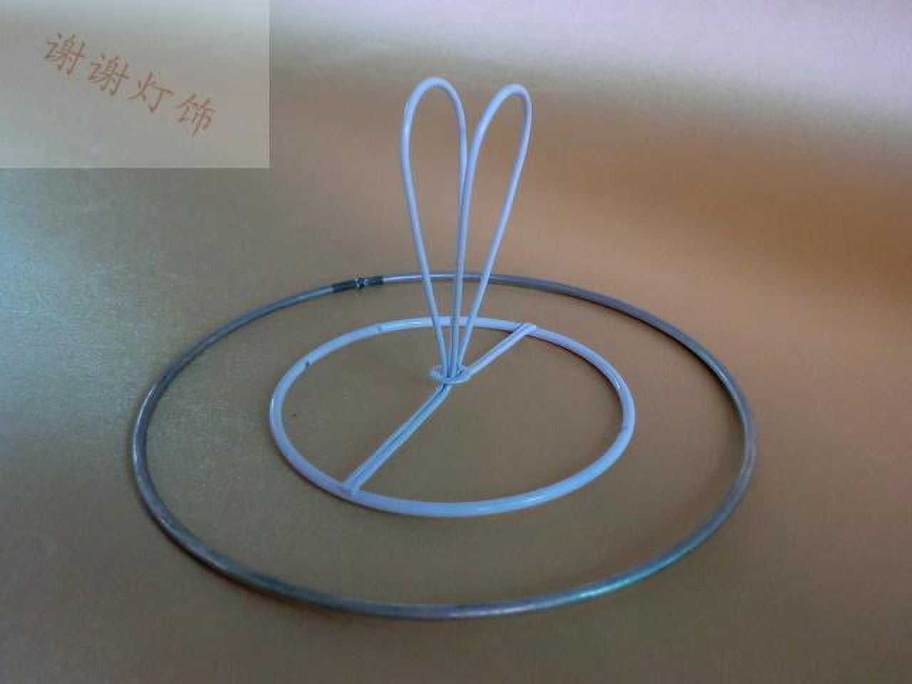 3Pcs Clip on Lampshade Frame Round Light Bulb Holder Round Bulb Holder