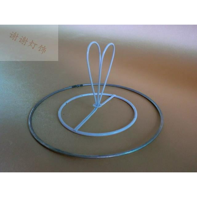 3Pcs Clip on Lampshade Frame Round Light Bulb Holder Round Bulb Holder