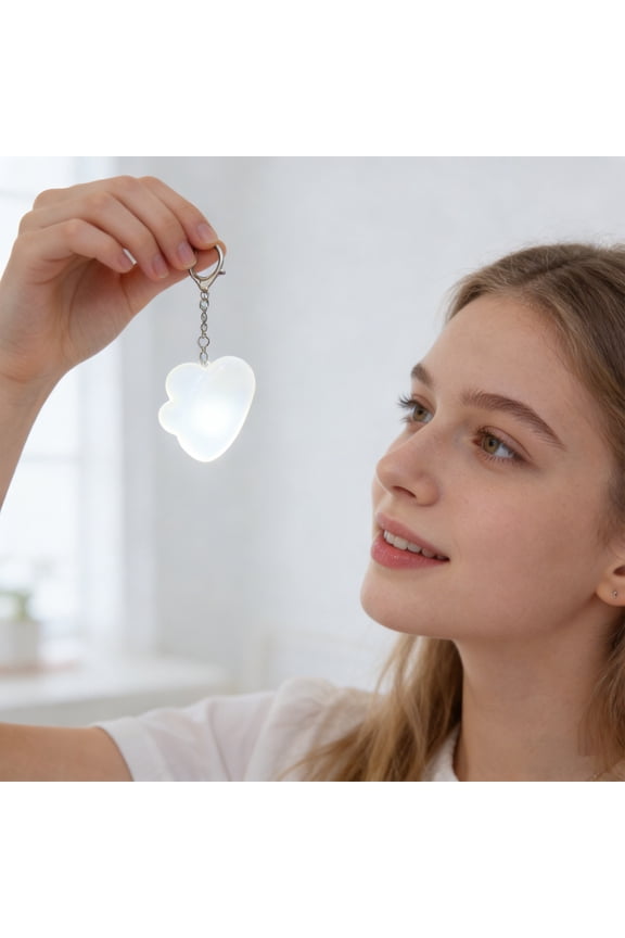 3Pcs Cloud Shape Purse Light with Keychains USB-C Rechargeable Handbag Light, Ultra Bright Bag Lights for Purses, Upgraded Automatic Sensor Purse Must Haves Accessories Gift