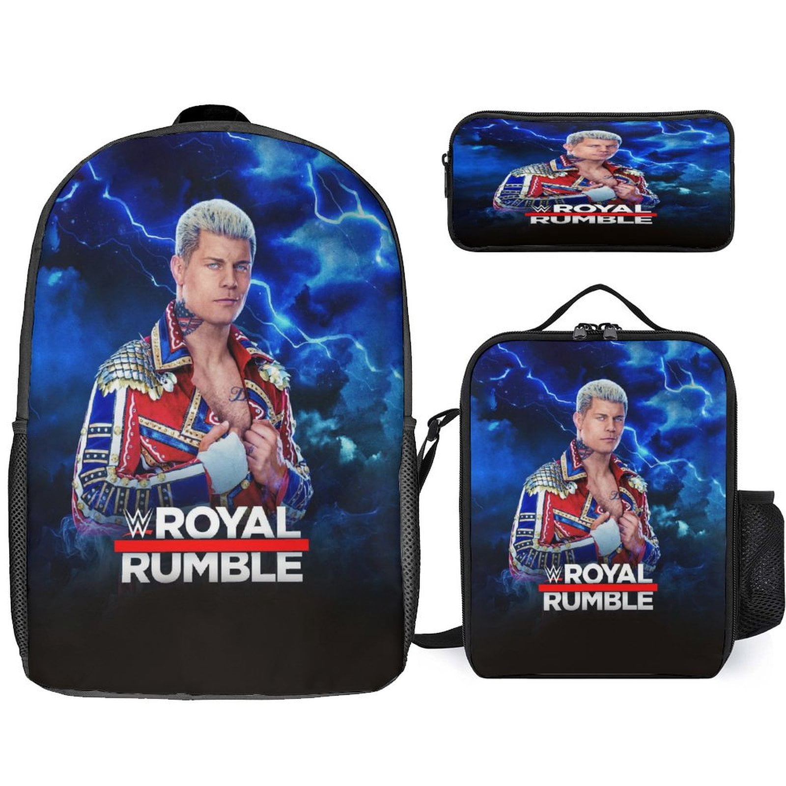 Pugasmiru Kids Backpack Set - 3 Piece With Lunch Box & Pencil Case, Large Capacity For School
