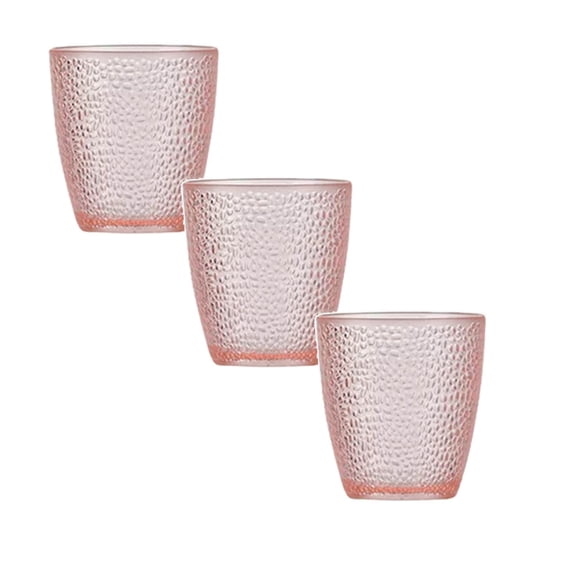 3Pcs Colored Drinking Glasses, Reusable Acrylic Drinking Cups, Stackable Juice Glasses Drinkware, Unbreakable Water Tumblers, Bpa Free, Dishwasher Safe