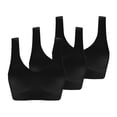 thumbnail image 1 of 3Pcs Comfort Bra, Seamless Removable Pads Sleep Bras, Yoga Bra, Sports Bras for Women C L, 1 of 9