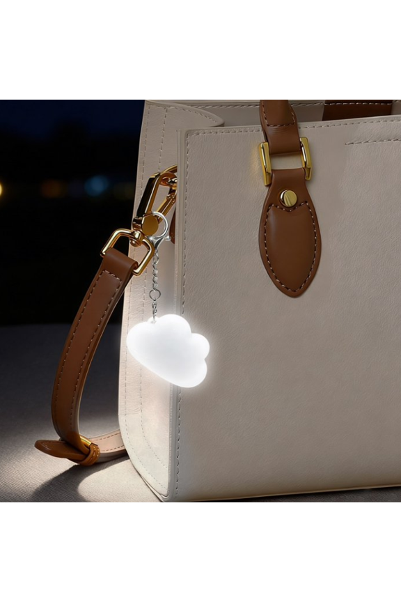 3Pcs Compact Cloud Shape Purse Bag Light Accessories for Women Handbag Light, Wallet/handbag -sensitive Light, Rechargeable LED Automatic Light