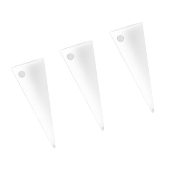 3Pcs Cone Shape Glass Hanging Vase Bottle Terrarium Plant Flower Container