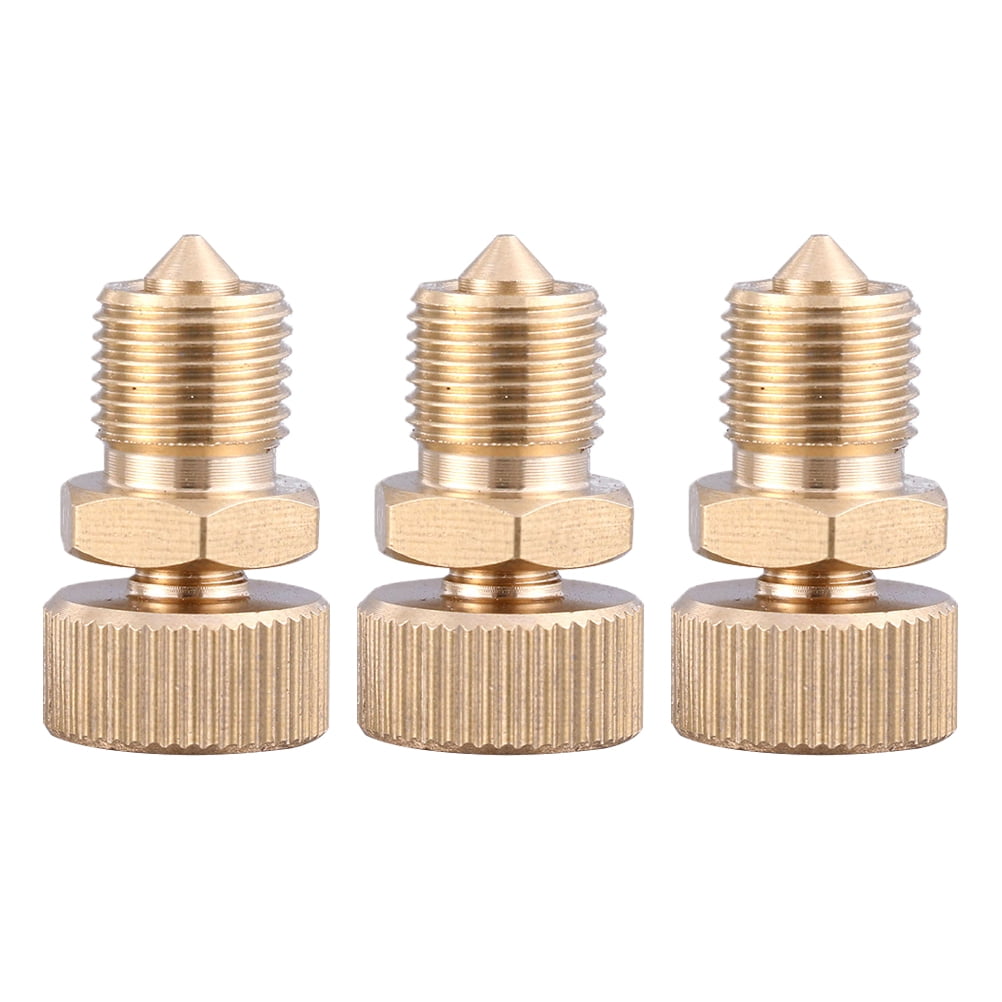 3Pcs Copper Bleed Air Bleed Screw Safety Bleeder Spare Parts