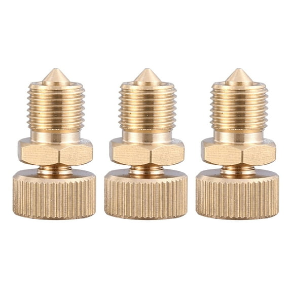 GAXIRE High Pump Air Bleed Screw Golden 3Pcs 0.98x0.39x0.39in