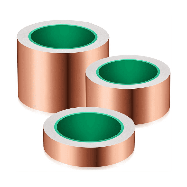 3Pcs Copper Tape Conductive Adhesive(1inchx66', 2inchx66', 3inchx66') 