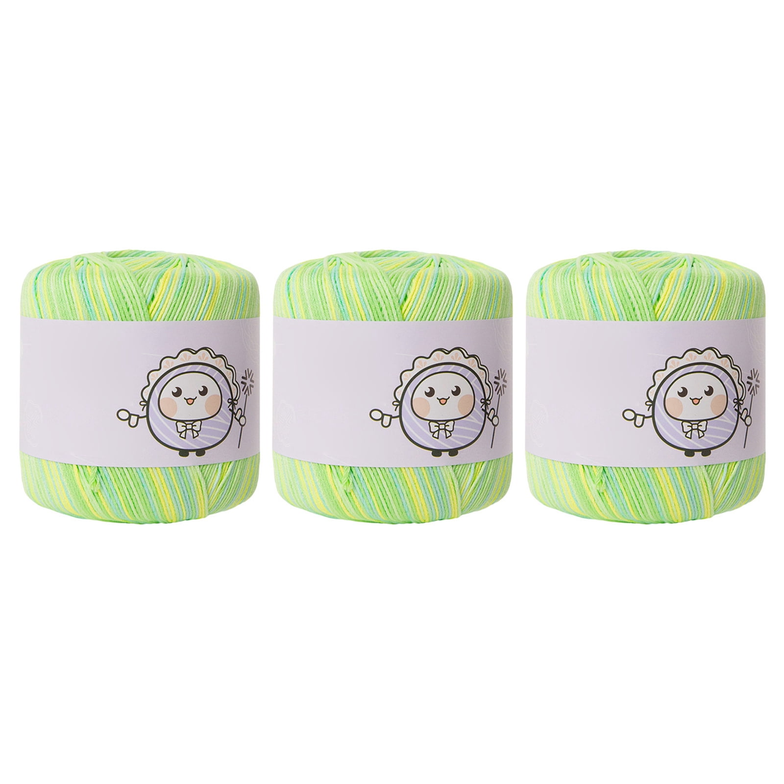 3Pcs Cotton Crafting Thread Singed Finish Fade Proof Flexible For ...