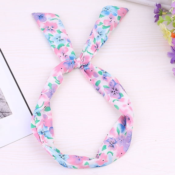 3Pcs Create Retro and Rockabilly Hairstyles with Ease Using This Versatile Wired Headband. Featuring a Beautiful Paisley or Polka Dot Print! Vacemry Its Flexible Internal Wire Allows You to Bend and