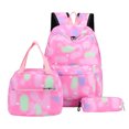 thumbnail image 1 of 3Pcs Cute Backpack Backpacks Colorful BookBag Set School Backpack with Lunch Box & Pouch 2026 Back to School (01_Pink,One Size), 1 of 3