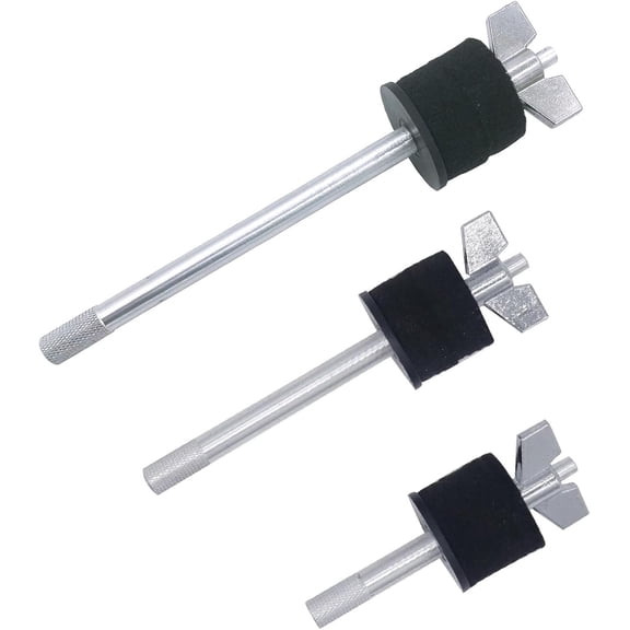3Pcs Cymbal Stackers, 4 inch, 5.7 inch and 7.28inch Cymbal Stacker Mount 8mm Thread Cymbal Stacker Attachment Percussion Instrument Accessories