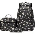 thumbnail image 1 of 3Pcs Daisy Prints Backpack for Bookbag set Primary School Daypack Elementary Students Knapsack with Lunch Box, 1 of 7