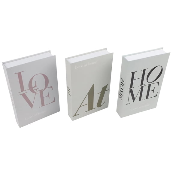 3Pcs Decor Book Box Opening Decorative Books Fashion Design Book Set