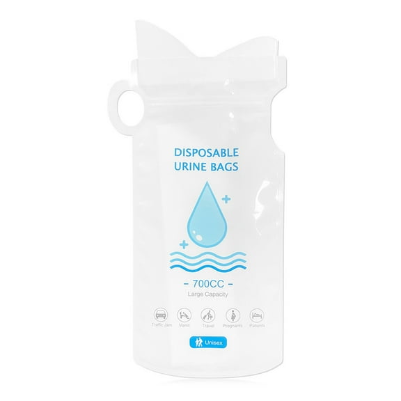 3Pcs Disposable Portable Travel Urinal Bag! Usloyux Emergency Pee Bag for Car Camping, Leak Proof Design with Absorbent Polymer, Unisex Urinal for Long Trips, Convenient Outdoor Relief Solution