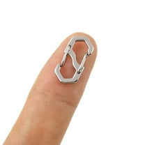 3Pcs Double Opening Necklace Shortener Lobster Clasp Necklace Clasps and Closures,Bracelet Connector Stainless Steel S Lock for Jewelry Making