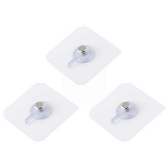 3Pcs Drill Free Adhesive Hooks Heavy Duty, Nail Free Sticker for Wall Mount, Heavy Duty Wall Hook with Strong Adhesion, Adhesive Hooks for Hanging Pictures and Home Wall Decoration