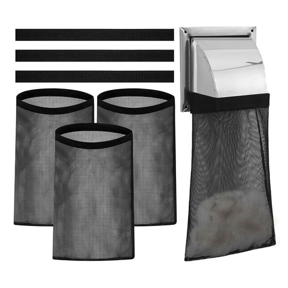 3Pcs Dryer Vent Lint Dust Bag, Lint Trap Catcher for Dryer Vent, Lint Vent Trap Bag for Outside
