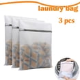 thumbnail image 1 of moopom Mesh Laundry Bags, Travel Laundry Bags, 3Pcs Durable Honeycomb Mesh Laundry Bags for Delicates 12 x 16 Inches (3 Medium), 1 of 7